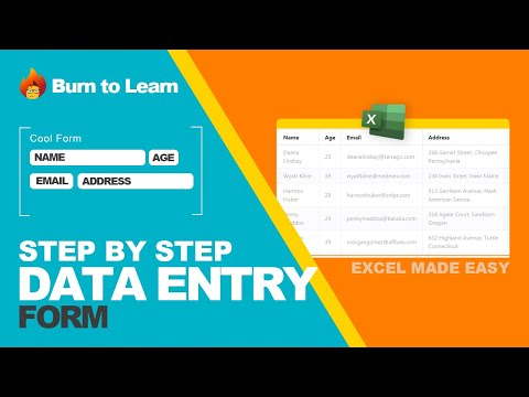 how to create data entry form for excel for mac 2016